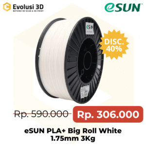 Promo eSUN PLA+ Big Roll White 1.75mm 3Kg