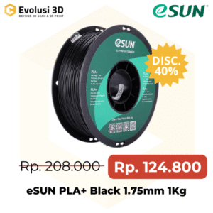 Promo eSUN PLA+ Black 1.75mm 1Kg