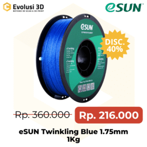 Promo eSUN Twinkling Blue 1.75mm 1Kg