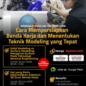 Webinar Cara Mempersiapkan Benda Kerja dan Menentukan Teknik Modeling yang Tepat
